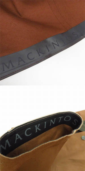 実際に弊社で買取させて頂いた【クリーニング券付き】MACKINTOSH/マッキントッシュ Dunkeld COAT/ダンケルド ゴム引き ステンカラーコート GR-1001D/36の画像 5枚目