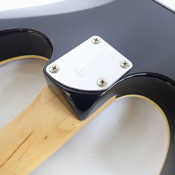 実際に弊社で買取させて頂いた★FGN/FUJIGEN/フジゲン J-Standard JOS-FM-M/FBT ストラトシェイプ ギグケース付の画像 8枚目