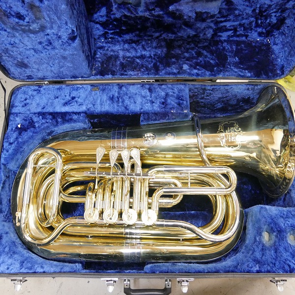 実際に弊社で買取させて頂いた★【ジャンク】KAWAI/カワイ EBB-590L チューバ ハードケース付きの画像 8枚目