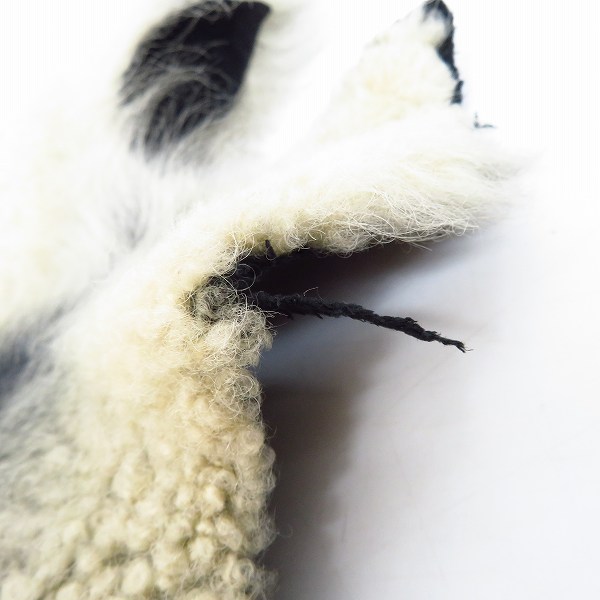 実際に弊社で買取させて頂いたKAREN WALKER/カレンウォーカー ラムスキン ボア ベスト/UK8の画像 6枚目