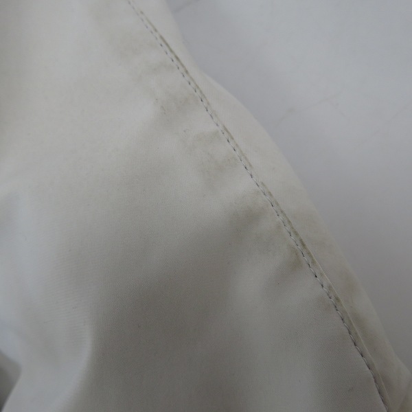 実際に弊社で買取させて頂いたLUXE163 AKM×BROWN BUNNY/エーケーエム×ブラウンバニー DIAGONAL WHITECOMBI ZIPUP BLOUSON/ブルゾン ZJ032/XLの画像 7枚目