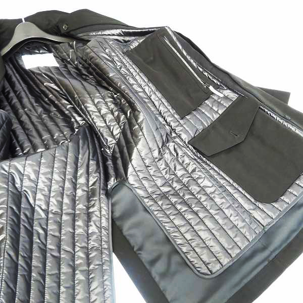 実際に弊社で買取させて頂いたMACKINTOSH PHILOSOPHY/マッキントッシュフィロソフィー ロングジャケット ブラック H1C16-221-09 size：38の画像 6枚目