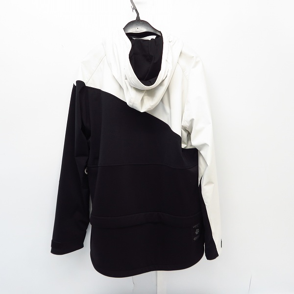 実際に弊社で買取させて頂いたLUXE163 AKM×BROWN BUNNY/エーケーエム×ブラウンバニー DIAGONAL WHITECOMBI ZIPUP BLOUSON/ブルゾン ZJ032/XLの画像 1枚目