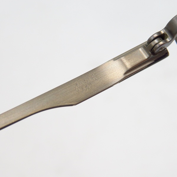 実際に弊社で買取させて頂いた999.9/フォーナインズ メガネフレーム アイウェア S-916Tの画像 3枚目