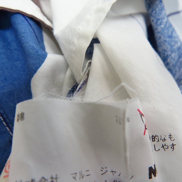 実際に弊社で買取させて頂いたMARNI/マルニ 水玉模様 半袖コットンシャツ size：44の画像 4枚目