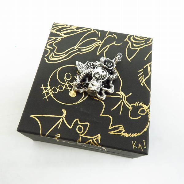 実際に弊社で買取させて頂いたBloody Mary/ブラッディマリー KAI 2008Xmas 太極図 ペンダントトップの画像 7枚目