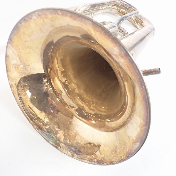 実際に弊社で買取させて頂いた★【ジャンク】YAMAHA/ヤマハ ユーフォニアム YEP-321S/YEP321S シルバー ハードケース付の画像 2枚目