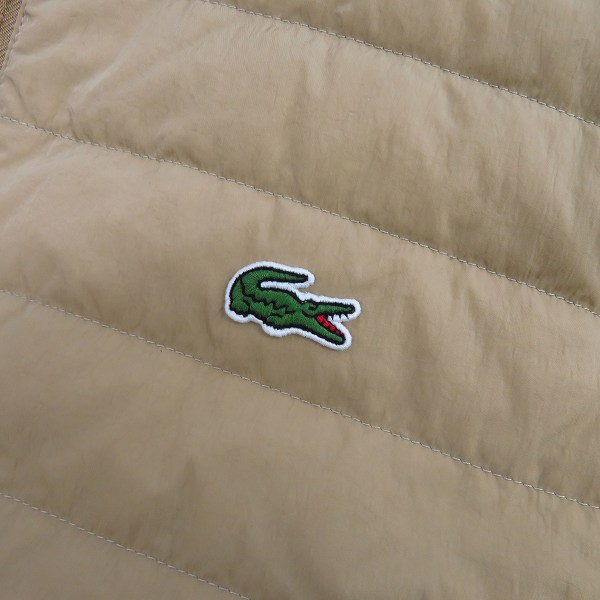 実際に弊社で買取させて頂いた【未使用】LACOSTE/ラコステ ポータブルライトダウンジャケット/52の画像 7枚目