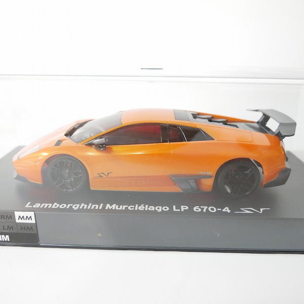 実際に弊社で買取させて頂いた京商 ミニッツ オートスケール ランボルギーニ ムルシエラゴ LP670-4 SV【未開封】の画像 2枚目