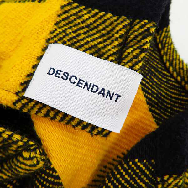 実際に弊社で買取させて頂いたDESCENDANT/ディセンダント 19SS SPICOLI HOODED LS SHIRT/フード ネルシャツ size：1の画像 4枚目