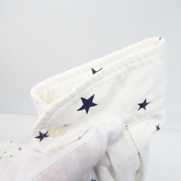 実際に弊社で買取させて頂いたuniform experimen/ユニフォームエクスペリメント Whiteline スター総柄 長袖シャツ UE-101011/1の画像 5枚目