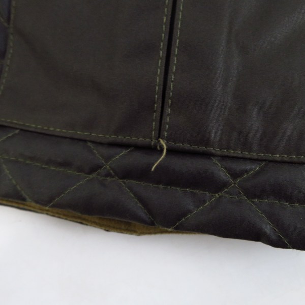 実際に弊社で買取させて頂いたBELSTAFF/ベルスタッフ ファー付き ジップアップコート/42の画像 6枚目