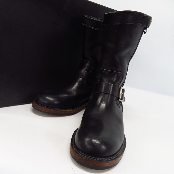 実際に弊社で買取させて頂いたISAMU KATAYAMA BACKLASH/イサマクカタヤマ バックラッシュ サイドジップ レザー エンジニア ブーツ 539-01/26