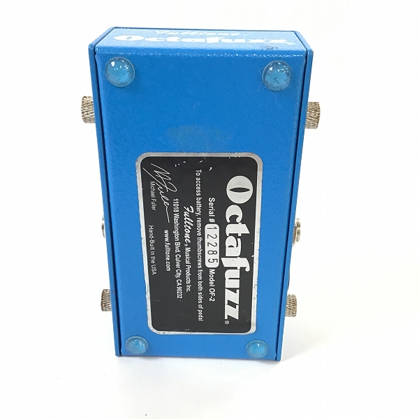 実際に弊社で買取させて頂いたFulltone/フルトーン Octafuzz オクターブ ファズ エフェクター 動作確認済みの画像 2枚目