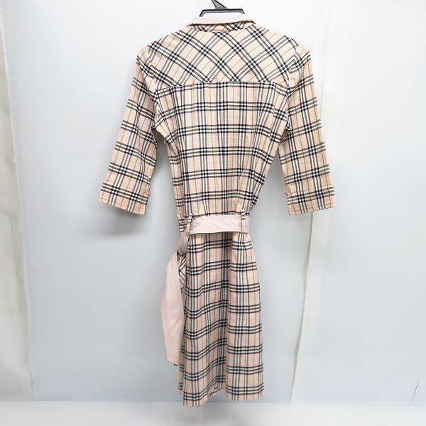 実際に弊社で買取させて頂いたBURBERRY BLUE LABEL/バーバリーブルーレーベル ワンピース チェック柄 38の画像 1枚目