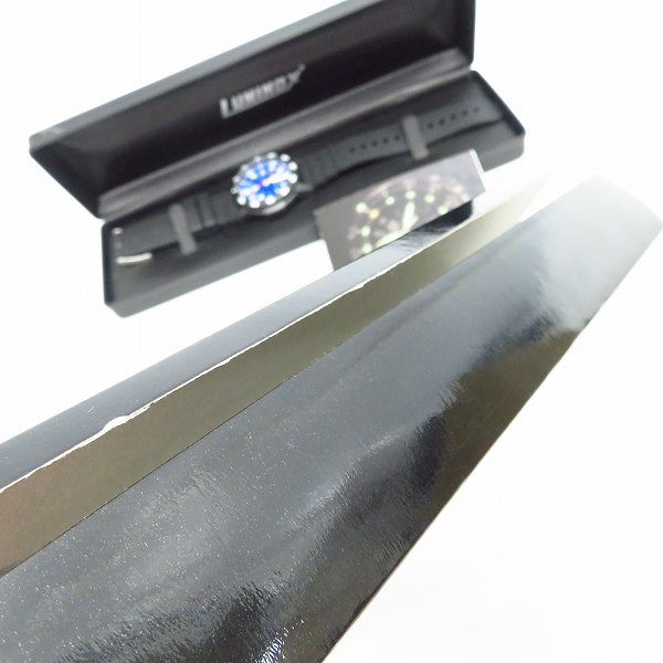 実際に弊社で買取させて頂いたLUMINOX/ルミノックス Ref.0323 LEATHERBACK SEA TURTLE GIANT 0320 SERIES NAVY BLUEの画像 8枚目