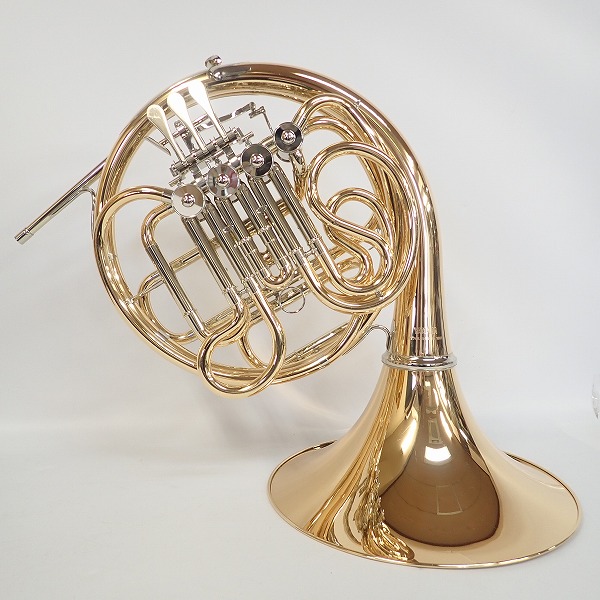 実際に弊社で買取させて頂いた★YAMAHA/ヤマハ YHR-567GDB フレンチホルン/フルダブルホルン ハードケース付の画像 2枚目