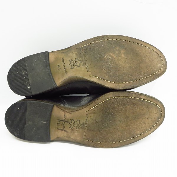 実際に弊社で買取させて頂いたalfredo BANNISTER/アルフレッドバニスター サイドゴア シューズ ブラック 5241005003 size：41の画像 2枚目