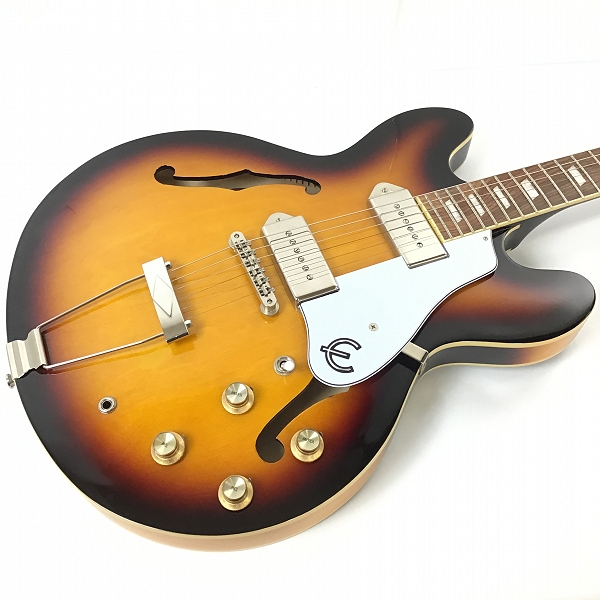 実際に弊社で買取させて頂いた★Epiphone/エピフォン Casino VS カジノ フルアコ エレキギター 動作確認済みの画像 5枚目