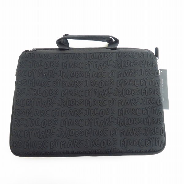 実際に弊社で買取させて頂いた【未使用】MARC BY MARC JACOBS/マークバイマークジェイコブス 2WAY PCケース/ブリーフケース ブラック M0003460の画像 1枚目