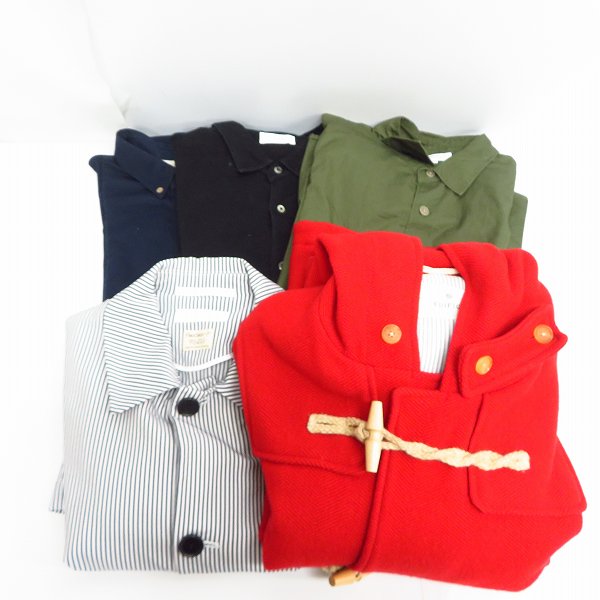 実際に弊社で買取させて頂いたUNITED ARROWS/ユナイテッドアローズ EDIFICE/エディフィス ステンカラー/ダッフルコート/シャツ M/L/46 5点セット