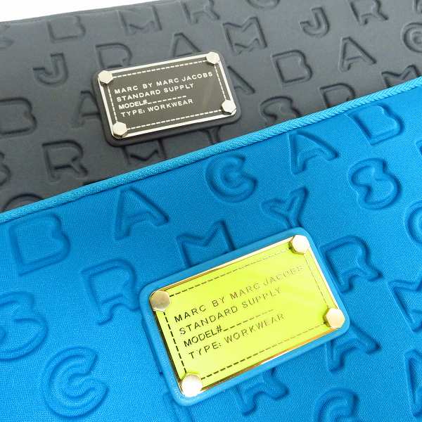 実際に弊社で買取させて頂いたMARC BY MARC JACOBS/マークバイマークジェイコブス ロゴ タブレットケース/クラッチバッグ 2点セットの画像 5枚目