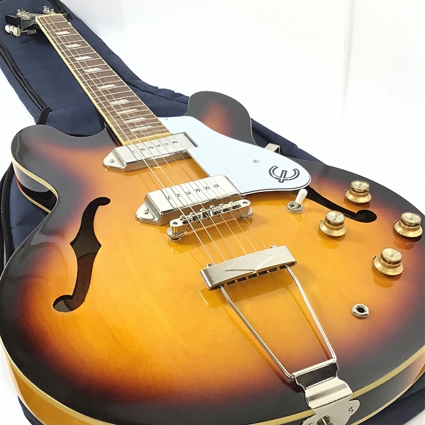 実際に弊社で買取させて頂いた★Epiphone/エピフォン Casino VS カジノ フルアコ エレキギター 動作確認済み