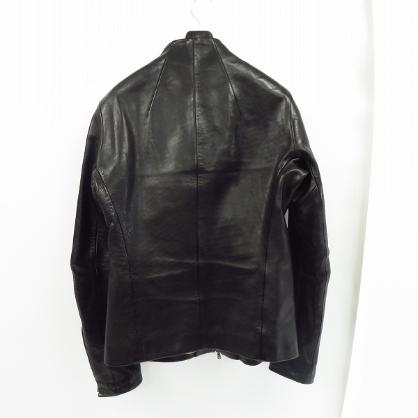 実際に弊社で買取させて頂いたThe Viridi-anne/ヴィリジアン ホースレザー シングルライダースジャケット VI-2253-06/3の画像 1枚目