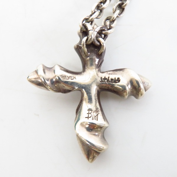 実際に弊社で買取させて頂いたBloody Mary/ブラッディマリー LTD刻印 クロスネックレスの画像 2枚目