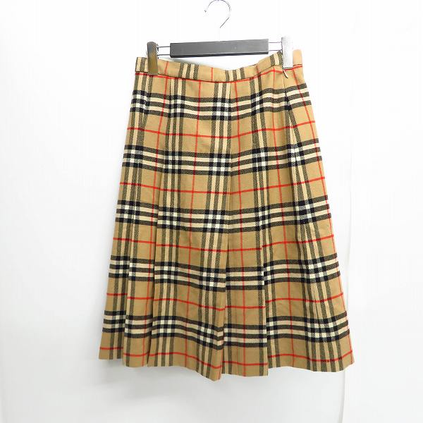 実際に弊社で買取させて頂いた【カスタム】BURBERRY/バーバリー ウールフリルスカート/バーバリーチェック