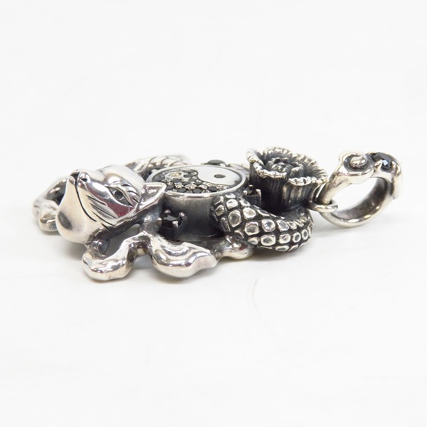 実際に弊社で買取させて頂いたBloody Mary/ブラッディマリー KAI 2008Xmas 太極図 ペンダントトップの画像 3枚目