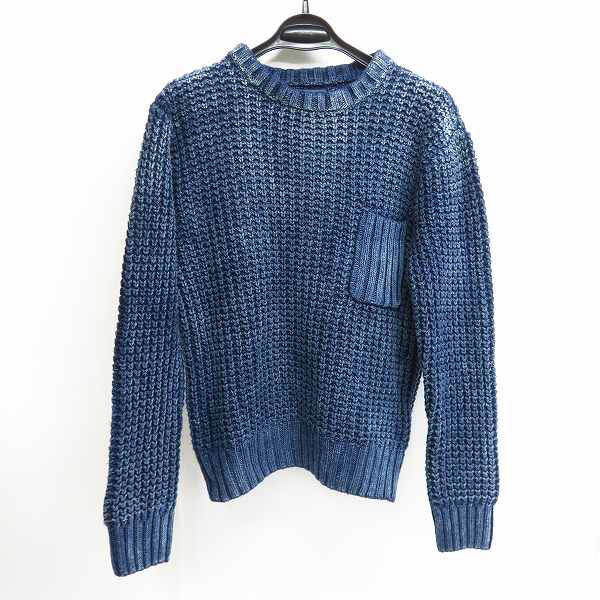 実際に弊社で買取させて頂いたBLUE BLUE/ブルーブルー ハリウッドランチマーケット インディゴ 長袖 ニット/セーター/2