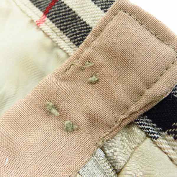 実際に弊社で買取させて頂いた【カスタム】BURBERRY/バーバリー ウールフリルスカート/バーバリーチェックの画像 3枚目