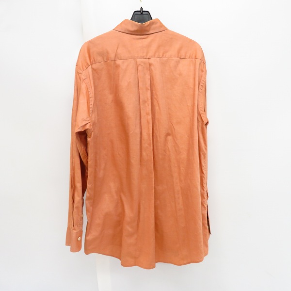 実際に弊社で買取させて頂いたBURBERRY LONDON/バーバリーロンドン 胸ポケット/ロゴ刺繍 ボタンダウン 長袖シャツ/LLの画像 1枚目