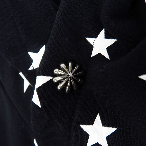 実際に弊社で買取させて頂いたAKM×BROWN BUNNY/エイケイエム×ブラウンバニー PULLOVER STAR LOGO サイドジップパーカー ZJ058/Mの画像 5枚目