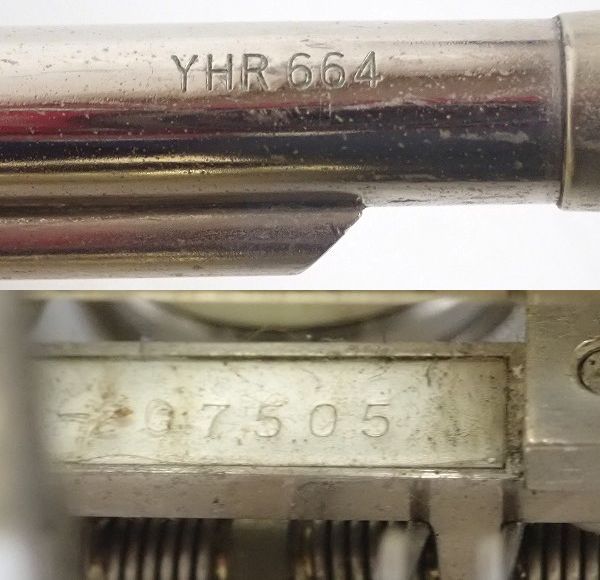 実際に弊社で買取させて頂いた★【ジャンク】YAMAHA/ヤマハ YHR-664/YHR664 フレンチホルン ゴールド ハードケース付の画像 5枚目