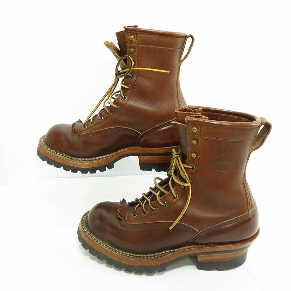 実際に弊社で買取させて頂いたWHITE'S BOOTS/ホワイツブーツ 375B SMOKE JUMPER スモークジャンパー ブラウン 8.5Eの画像 3枚目