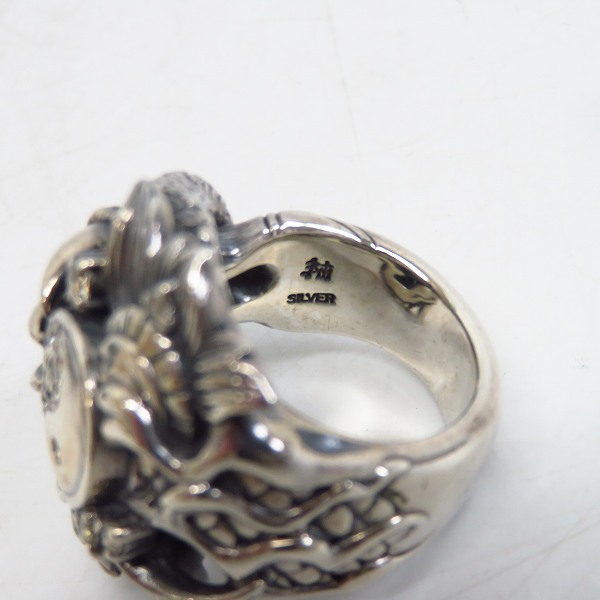 実際に弊社で買取させて頂いたBloody Mary/ブラッディマリー 08X'MAS限定 太極図リング/指輪/15号の画像 6枚目