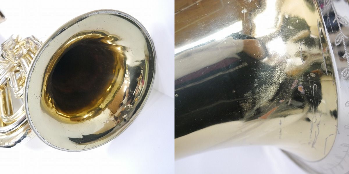 実際に弊社で買取させて頂いた★【ジャンク】KAWAI/カワイ EBB-590L チューバ ハードケース付きの画像 2枚目