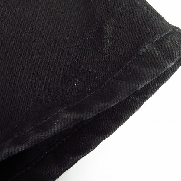 実際に弊社で買取させて頂いたHUGO BOSS/ヒューゴボス クロップト テーパード フィット ブラックデニム /29の画像 5枚目