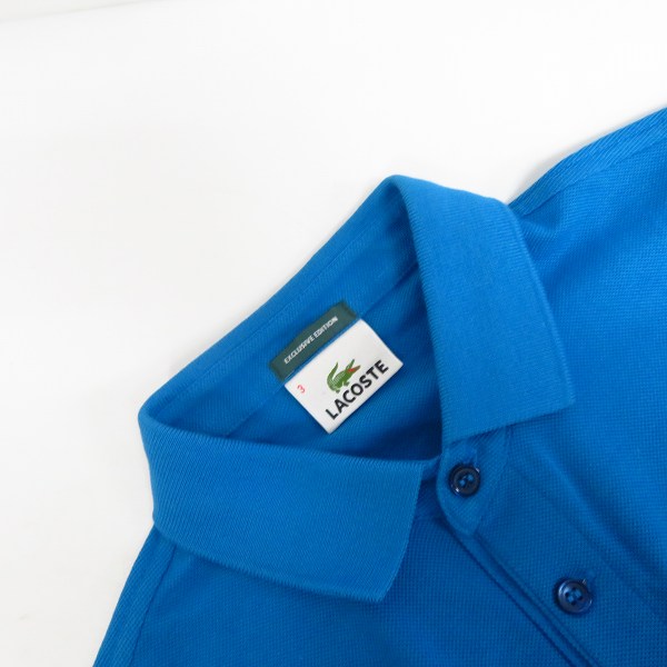 実際に弊社で買取させて頂いた【未使用含む】LACOSTE/ラコステ S/Sポロシャツ/4点セットの画像 4枚目