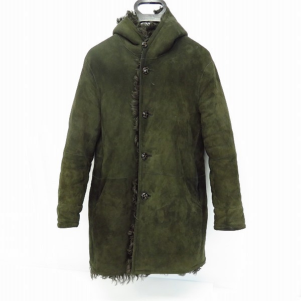 実際に弊社で買取させて頂いたEDIFICE/エディフィス シープスキン/羊革 ムートンコート/44