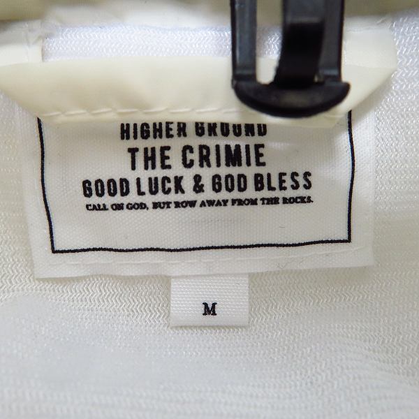 実際に弊社で買取させて頂いたTHE CRIMIE/クライミー GOOD LUCK&GOD BLESS ナイロン コーチジャケット/Mの画像 2枚目