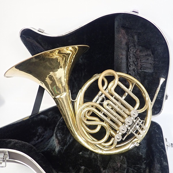 実際に弊社で買取させて頂いた★【ジャンク】YAMAHA/ヤマハ YHR567 フレンチホルン ゴールド ハードケース付