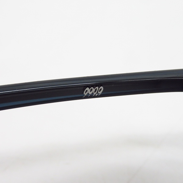 実際に弊社で買取させて頂いた999.9/フォーナインズ フルリム メガネフレーム/アイウェア NP-725の画像 3枚目