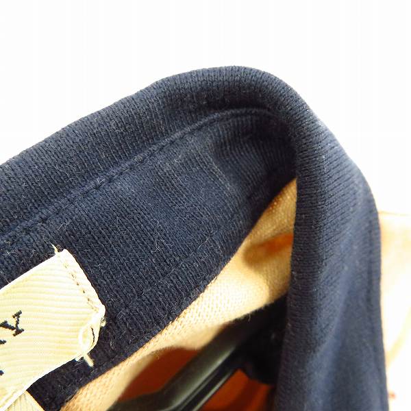 実際に弊社で買取させて頂いたBURBERRY LONDON/バーバリーロンドン マルチ ボーダー 長袖ポロシャツ Mの画像 5枚目