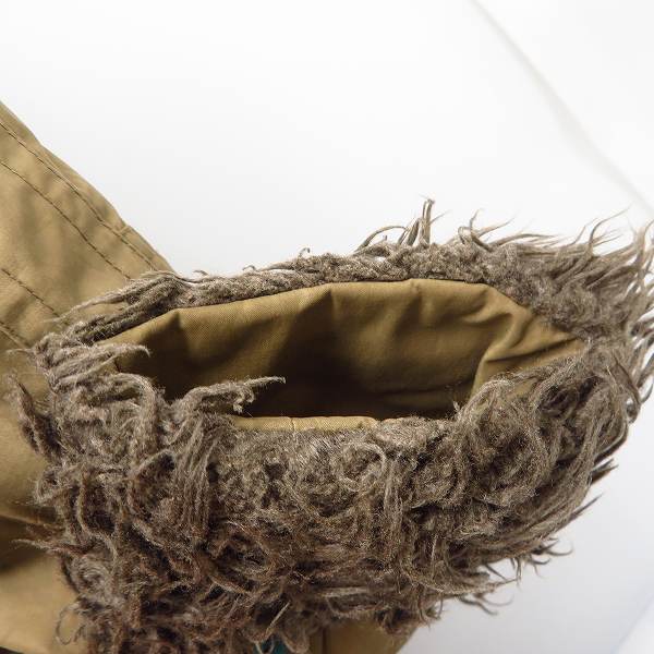 実際に弊社で買取させて頂いたHYSTERICS/ヒステリック プリマロフト フェイクファー付き ポリエステルロングコート FREEの画像 6枚目