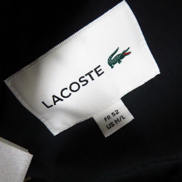実際に弊社で買取させて頂いた【未使用】LACOSTE/ラコステ ポータブルライトダウンジャケット/52の画像 2枚目