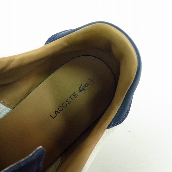 実際に弊社で買取させて頂いたLACOSTE/ラコステ AESTHET LUXE 120 1 スニーカー 43の画像 4枚目