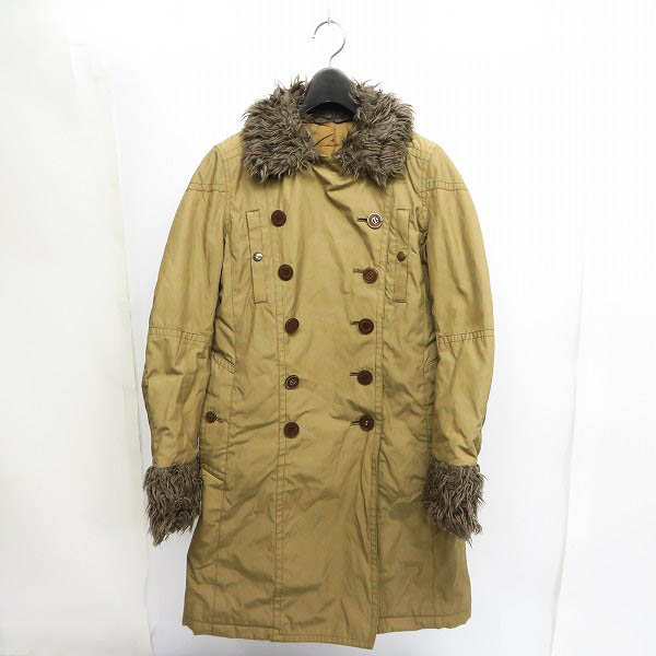 実際に弊社で買取させて頂いたHYSTERICS/ヒステリック プリマロフト フェイクファー付き ポリエステルロングコート FREE